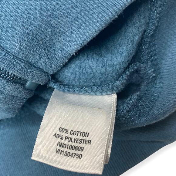 Love + Art Superman zip up hoodie jacket blue print red logo patch 4t - Picture 5 of 5